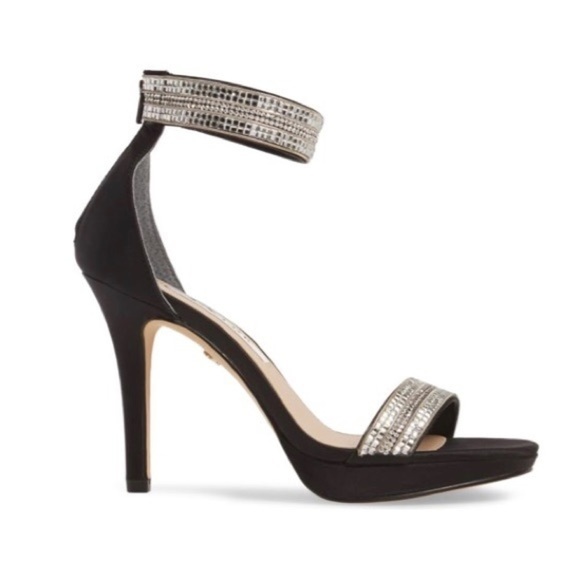 Nina Aubrie Ankle Strap Black Sandal Sz 9M, NIB - Picture 2 of 7